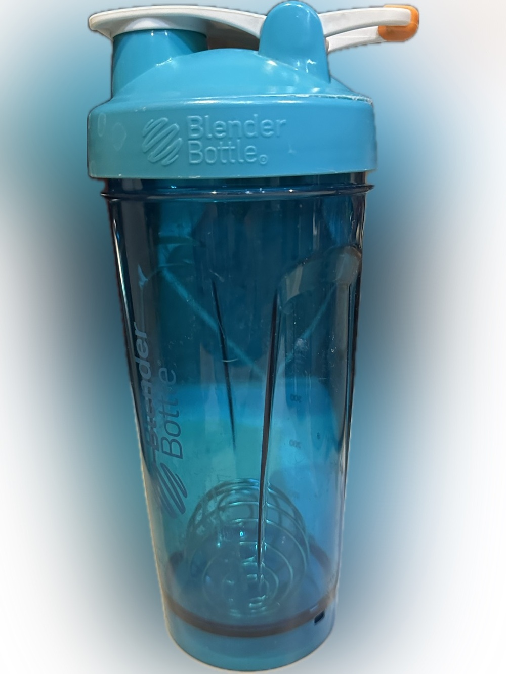 REPLACEMENT PARTS BLENDER WATER BOTTLE BALL TURQUOISE ORANGE SMOOTHIE WORKOUT